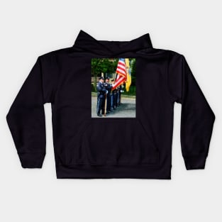 Police - Police Color Guard Kids Hoodie